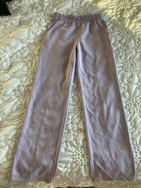 Lululemon soft stream high rise pants Lilac Wide-Leg Lounge Pants